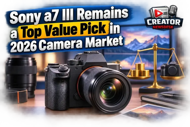 Sony a7 III Remains a Top Value Pick in 2026 Camera Market