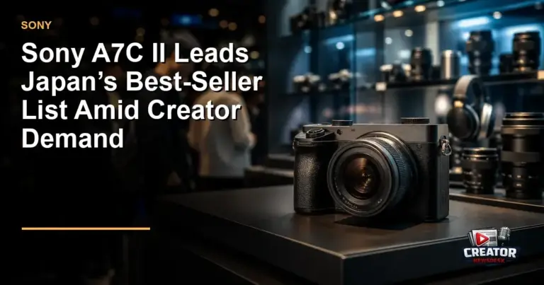 Sony A7C II Leads Japan’s Best-Seller List Amid Creator Demand