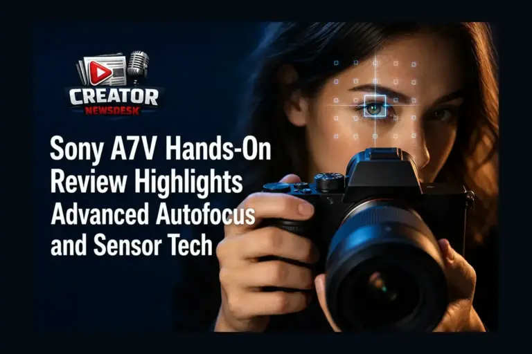 Sony A7V Hands-On Review Highlights Advanced Autofocus and Sensor Tech