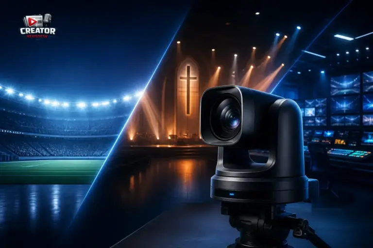 Sony BRC-AM7 and HXC-FZ90 Cameras Power Sports, Faith, and Broadcast Productions