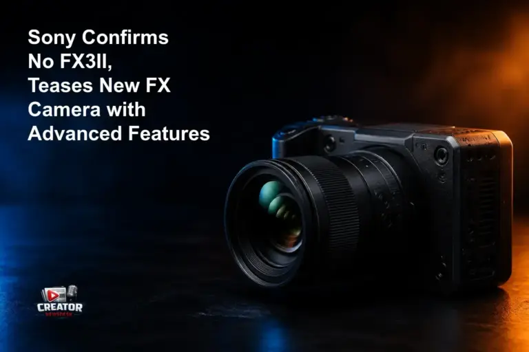 Sony Confirms No FX3II, Teases New FX Camera with Advanced Features