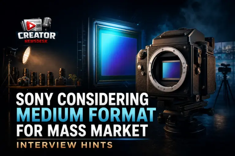 Sony Considering Medium Format for Mass Market, Interview Hints