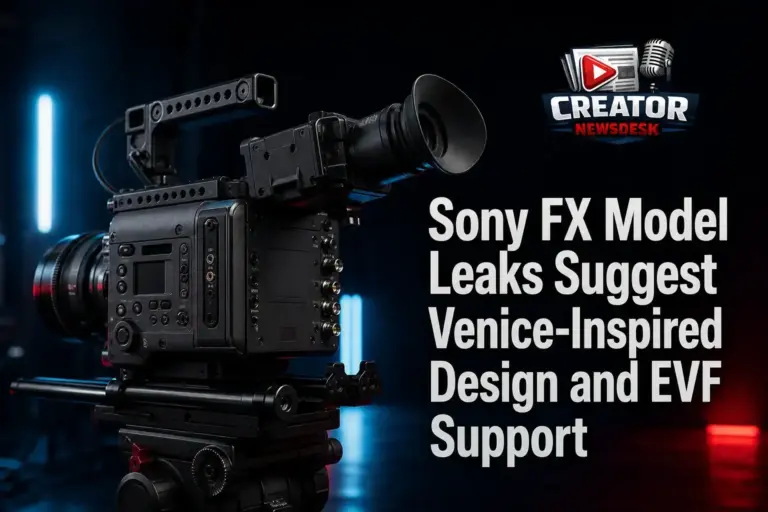 Sony FX Model Leaks Suggest Venice-Inspired Design and EVF Support