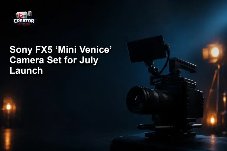 Sony FX5 ‘Mini Venice’ Camera Set for July Launch