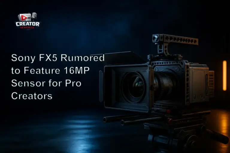 Sony FX5 Rumored to Feature 16MP Sensor for Pro Creators