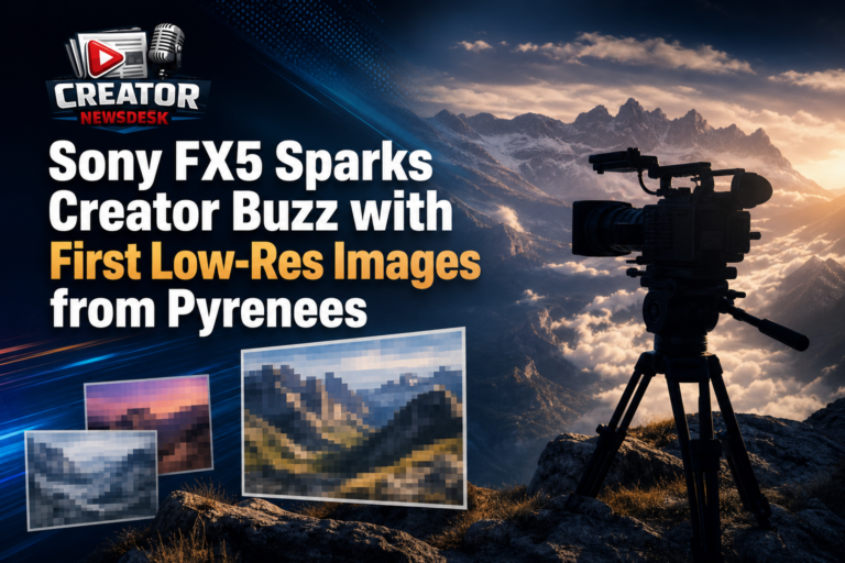 Sony FX5 Sparks Creator Buzz with First Low-Res Images from Pyrenees