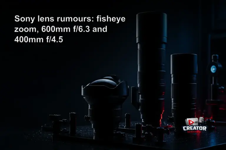 Sony lens rumours: fisheye zoom, 600mm f/6.3 and 400mm f/4.5