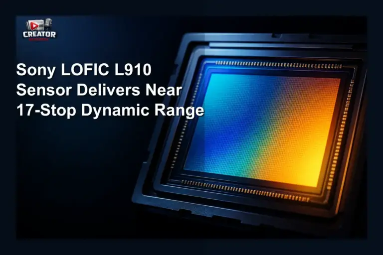 Sony LOFIC L910 Sensor Delivers Near 17-Stop Dynamic Range