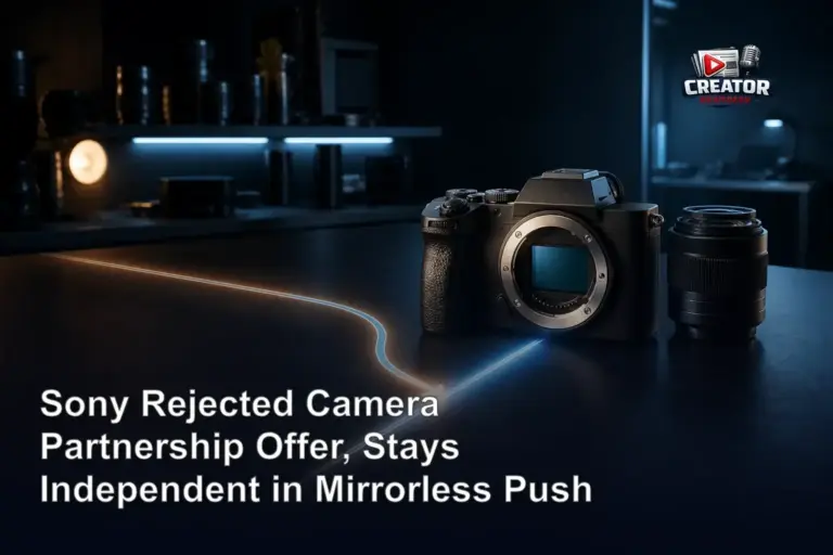 Sony Rejected Camera Partnership Offer, Stays Independent in Mirrorless Push