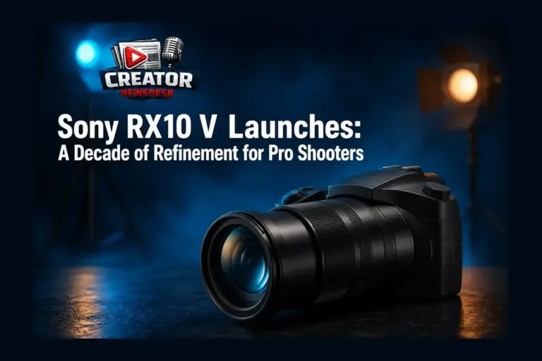 Sony RX10 V Launches: A Decade of Refinement for Pro Shooters