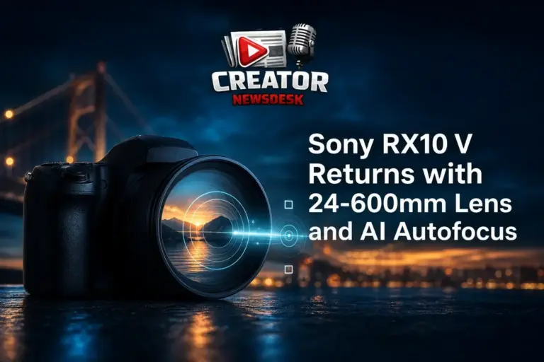 Sony RX10 V Returns with 24-600mm Lens and AI Autofocus