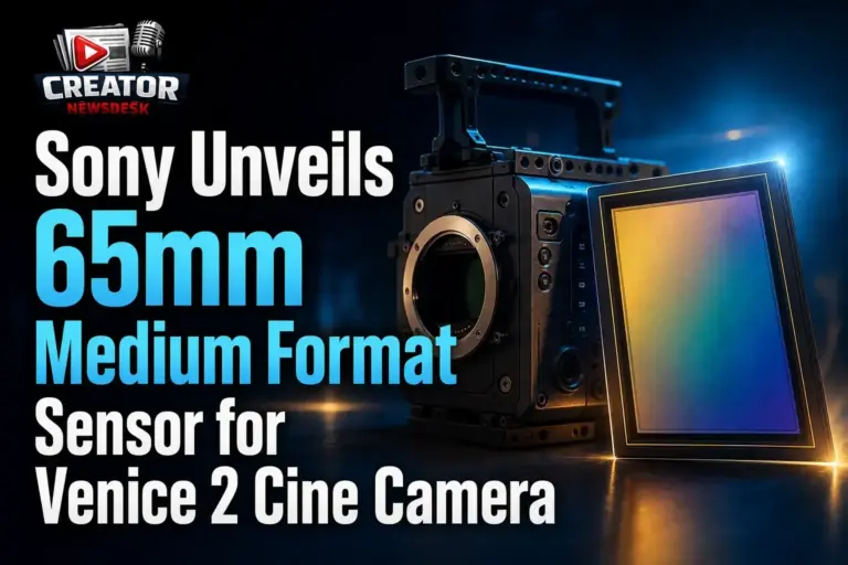 Sony Unveils 65mm Medium Format Sensor for Venice 2 Cine Camera