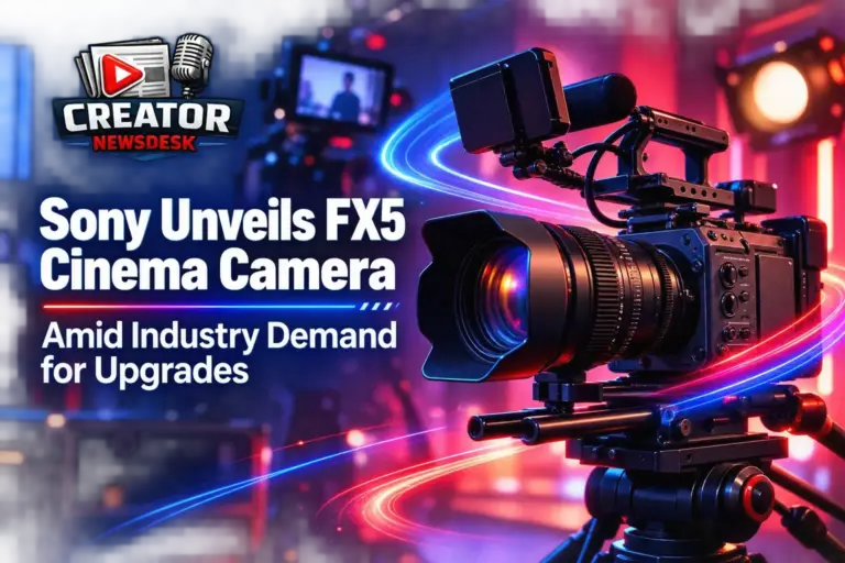 Sony Unveils FX5 Cinema Camera Amid Industry Demand for Upgrades