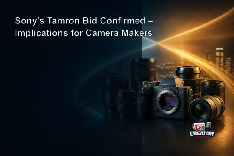 Sony’s Tamron Bid Confirmed – Implications for Camera Makers