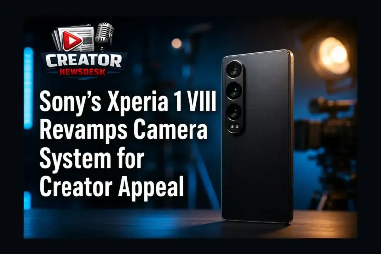 Sony’s Xperia 1 VIII Revamps Camera System for Creator Appeal