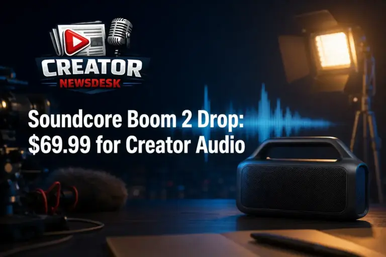 Soundcore Boom 2 Drop: $69.99 for Creator Audio