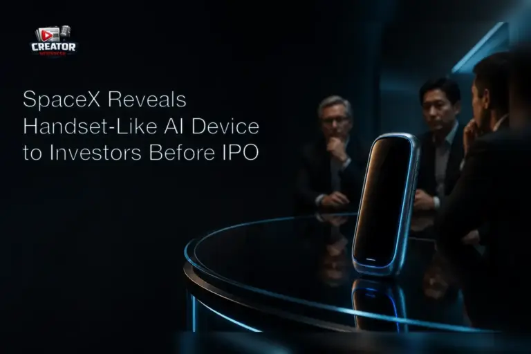 SpaceX Reveals Handset‑Like AI Device to Investors Before IPO