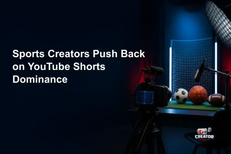 Sports Creators Push Back on YouTube Shorts Dominance