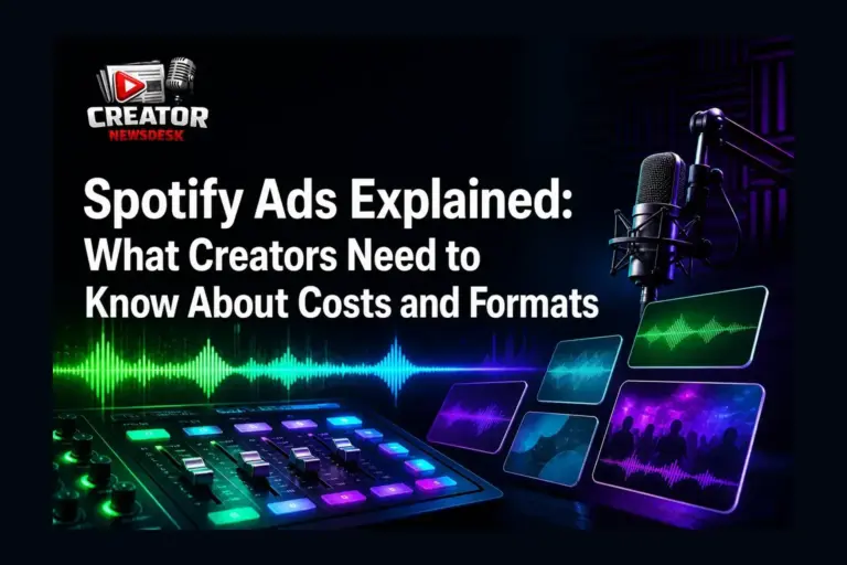 Spotify Ads Explained: What Creators Need to Know About Costs and Formats