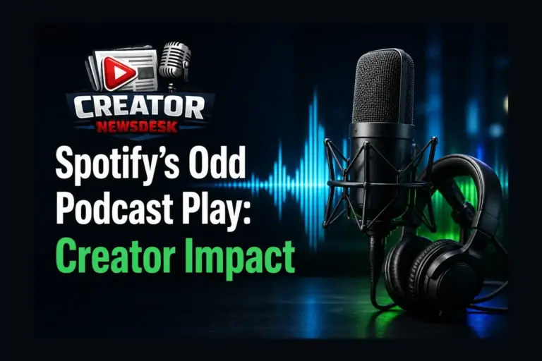 Spotify’s Odd Podcast Play: Creator Impact