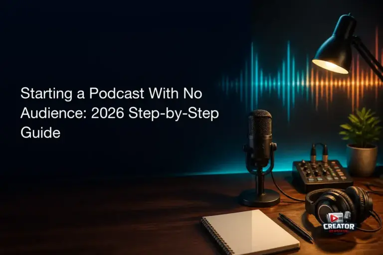 Starting a Podcast With No Audience: 2026 Step-by-Step Guide