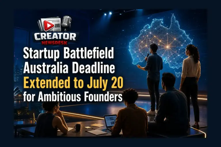 Startup Battlefield Australia Deadline Extended to July 20 for Ambitious Founders