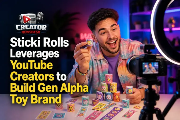 Sticki Rolls Leverages YouTube Creators to Build Gen Alpha Toy Brand