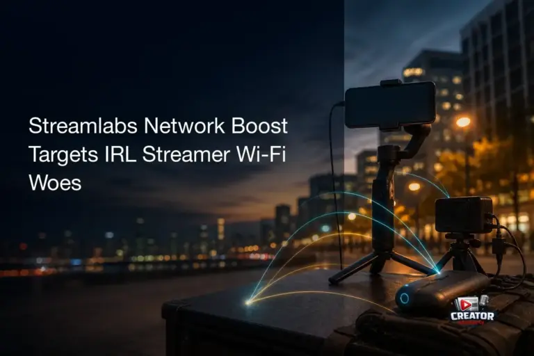 Streamlabs Network Boost Targets IRL Streamer Wi-Fi Woes