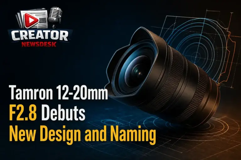 Tamron 12-20mm F2.8 Debuts New Design and Naming