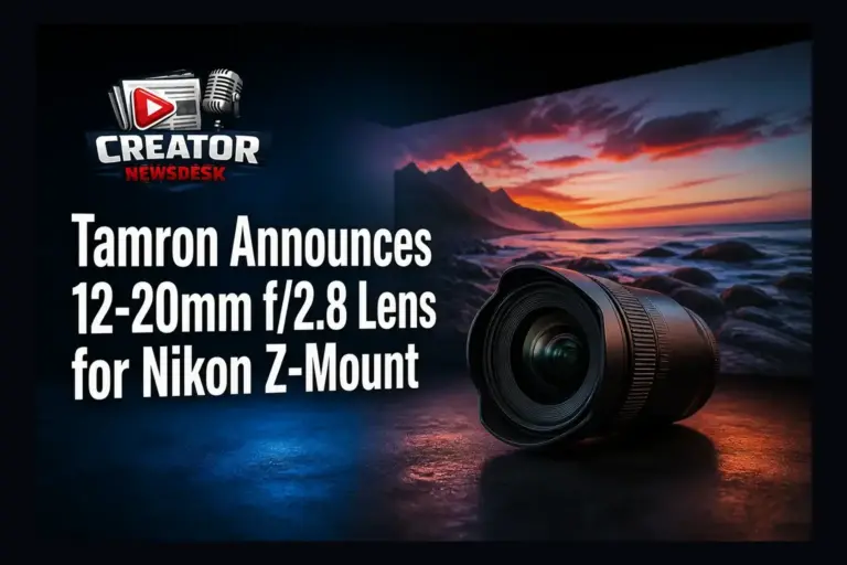 Tamron Announces 12‑20mm f/2.8 Lens for Nikon Z‑Mount