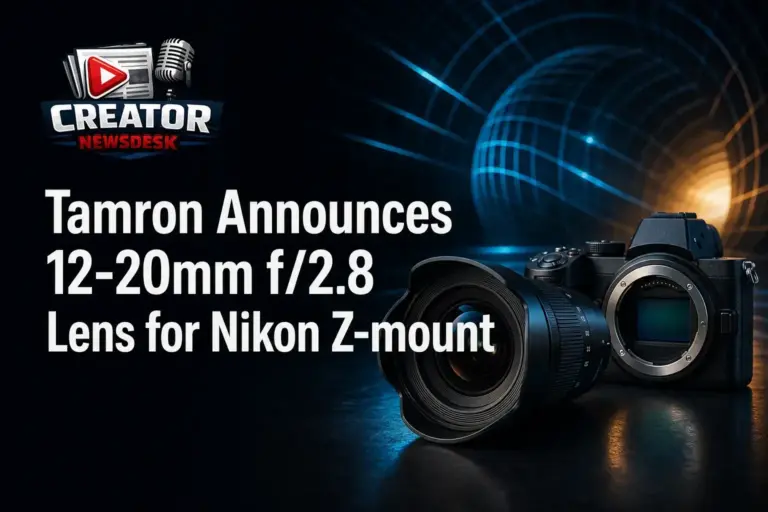 Tamron Announces 12-20mm f/2.8 Lens for Nikon Z-mount