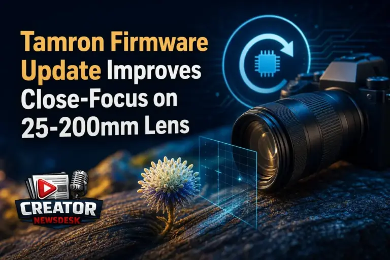 Tamron Firmware Update Improves Close‑Focus on 25‑200mm Lens