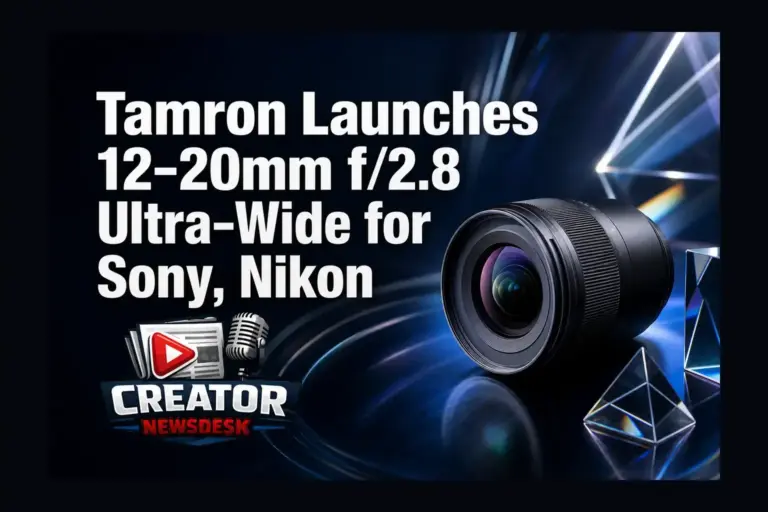 Tamron Launches 12‑20mm f/2.8 Ultra‑Wide for Sony, Nikon