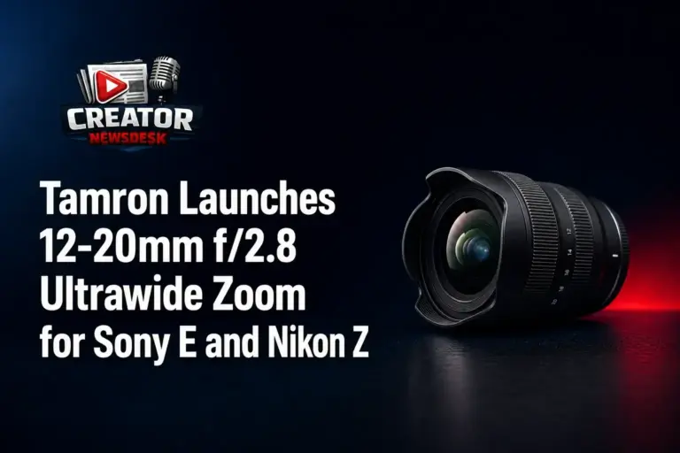 Tamron Launches 12-20mm f/2.8 Ultrawide Zoom for Sony E and Nikon Z