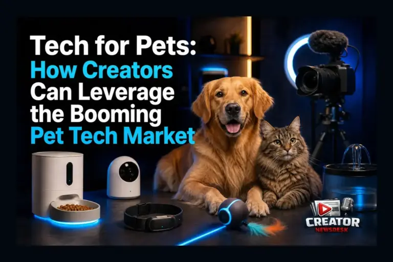 Tech for Pets: How Creators Can Leverage the Booming Pet Tech Market