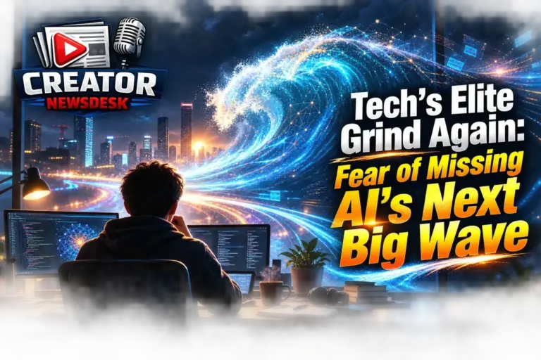 Tech’s Elite Grind Again: Fear of Missing AI’s Next Big Wave