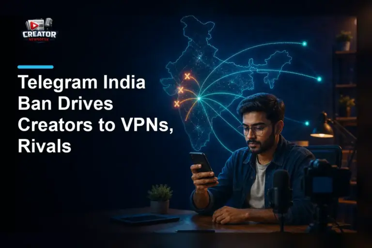 Telegram India Ban Drives Creators to VPNs, Rivals