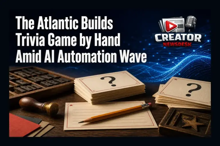 The Atlantic Builds Trivia Game by Hand Amid AI Automation Wave