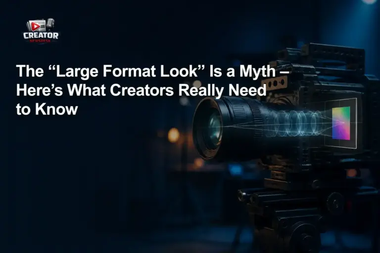 The “Large Format Look” Is a Myth – Here’s What Creators Really Need to Know