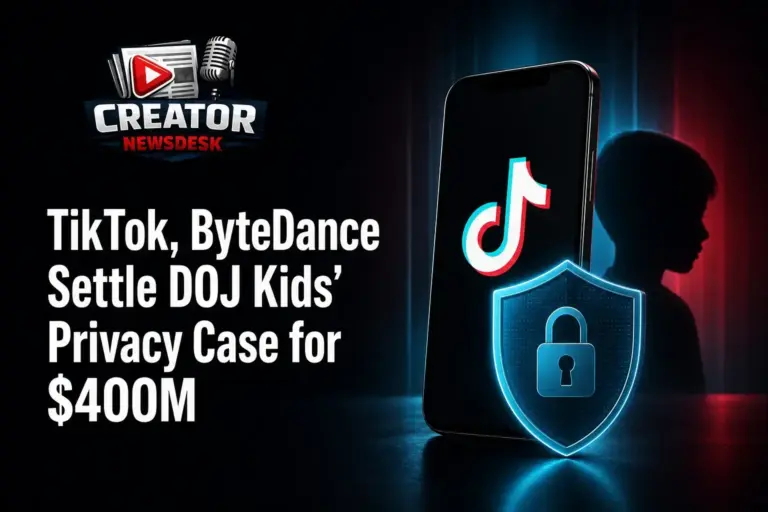TikTok, ByteDance Settle DOJ Kids’ Privacy Case for $400M