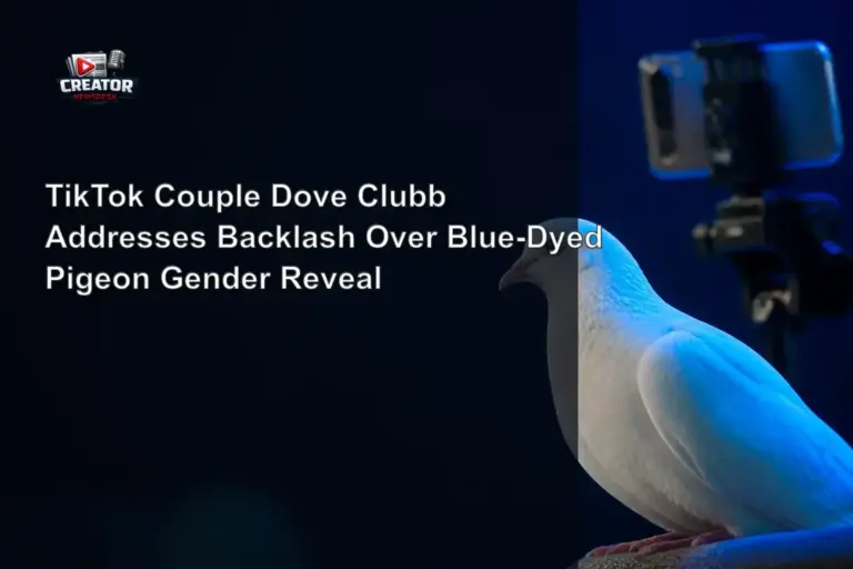 TikTok Couple Dove Clubb Addresses Backlash Over Blue‑Dyed Pigeon Gender Reveal