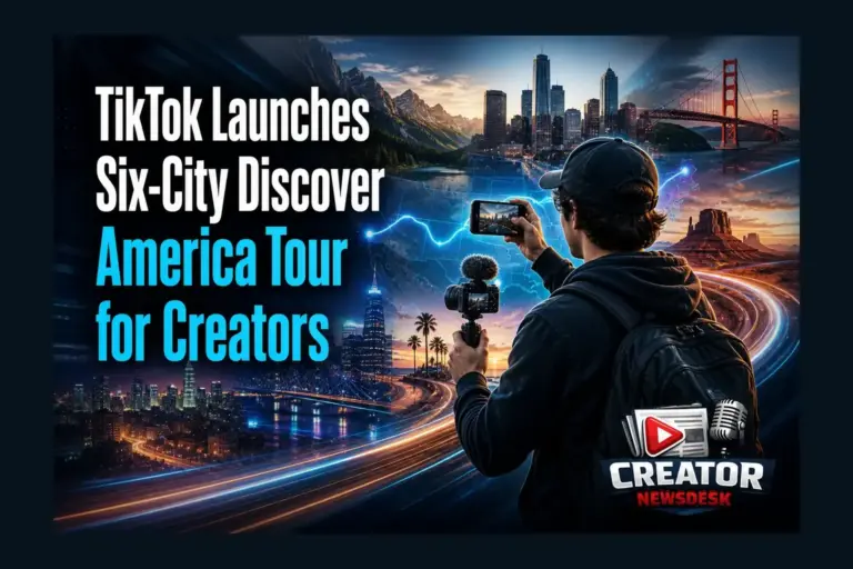 TikTok Launches Six‑City Discover America Tour for Creators