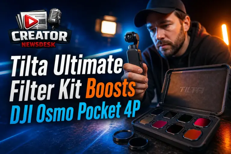 Tilta Ultimate Filter Kit Boosts DJI Osmo Pocket 4P