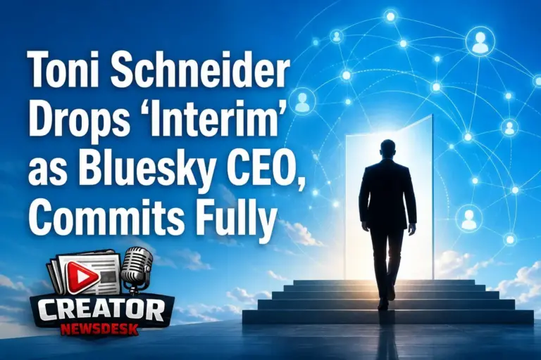 Toni Schneider Drops ‘Interim’ as Bluesky CEO, Commits Fully