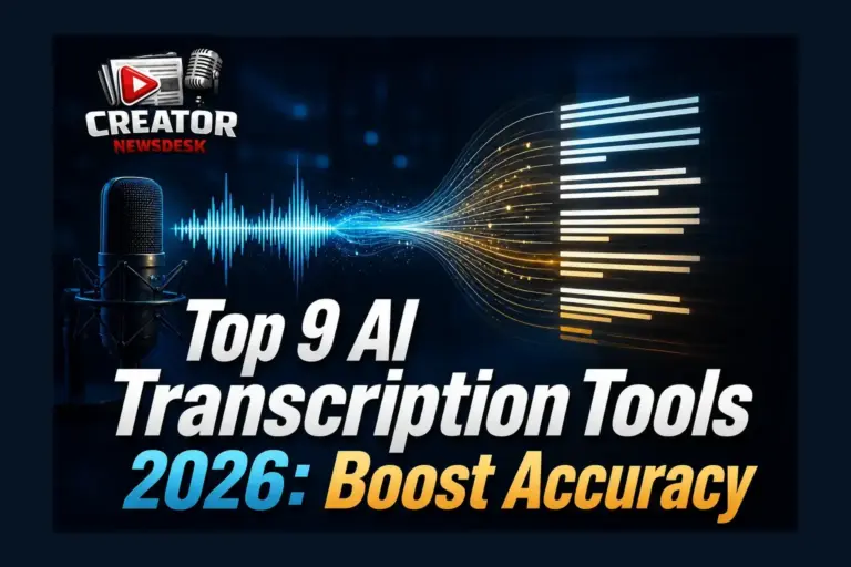 Top 9 AI Transcription Tools 2026: Boost Accuracy