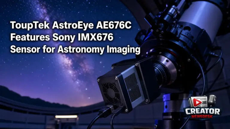 ToupTek AstroEye AE676C Features Sony IMX676 Sensor for Astronomy Imaging