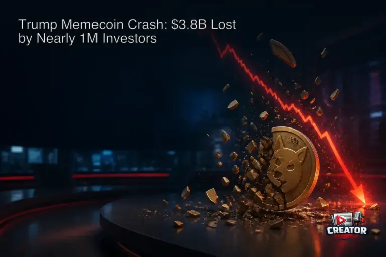Trump Memecoin Crash: $3.8B Lost by Nearly 1M Investors
