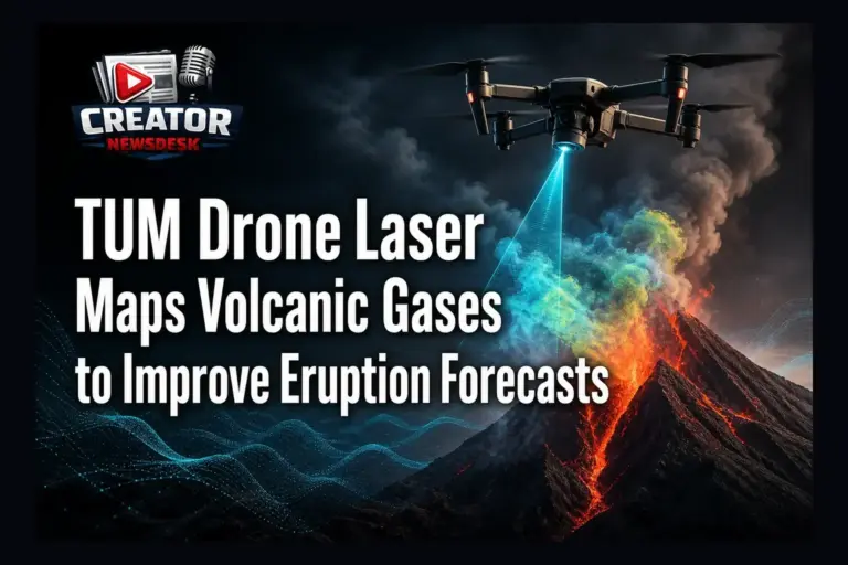 TUM Drone Laser Maps Volcanic Gases to Improve Eruption Forecasts