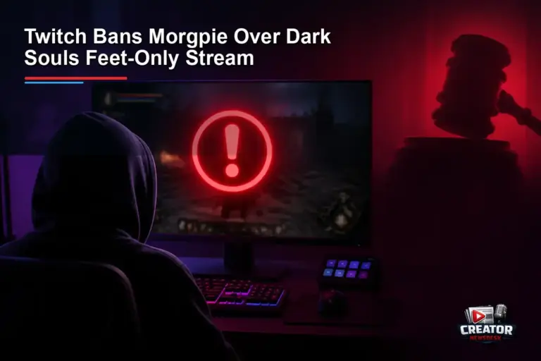 Twitch Bans Morgpie Over Dark Souls Feet-Only Stream