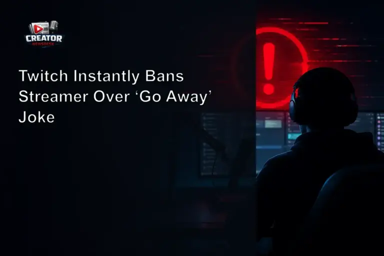 Twitch Instantly Bans Streamer Over ‘Go Away’ Joke
